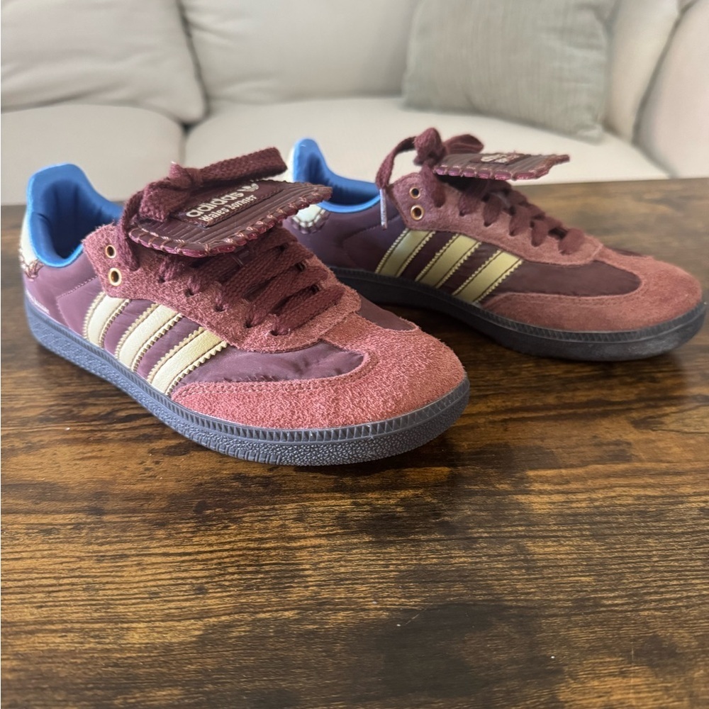 Size 4.5M- Wales Bonner x adidas Samba Nylon Fox Brown